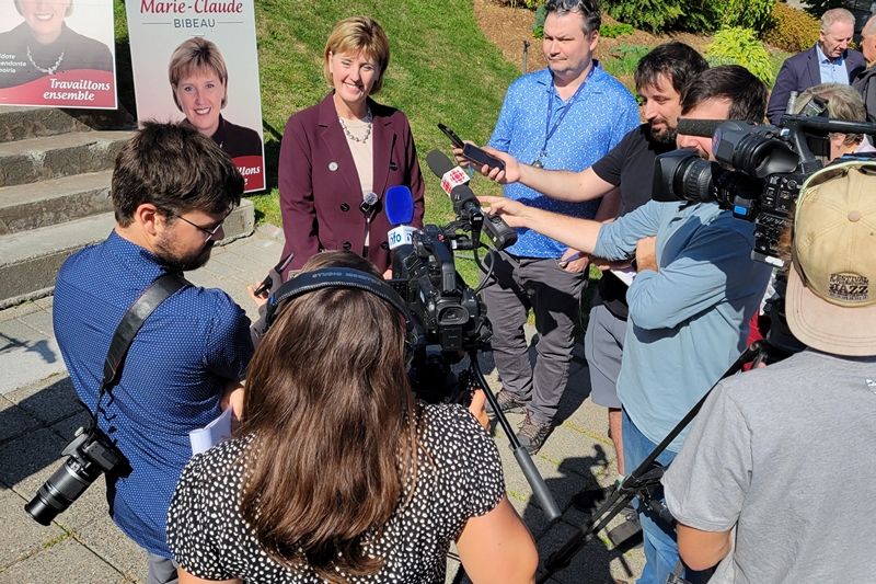 Marie-Claude Bibeau lance sa campagne à la mairie de Sherbrooke